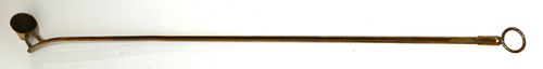 BRASS CANDLE SNUFFER, L 41"