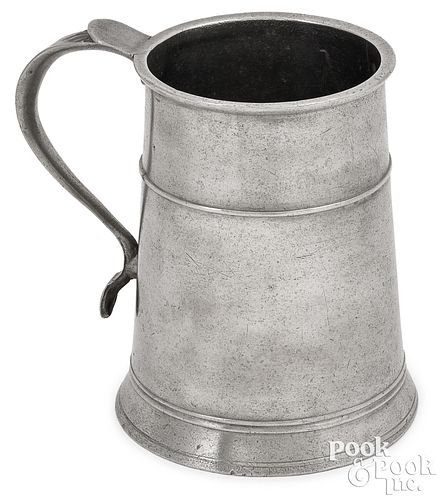 Charlestown, Massachusetts pewter quart mug