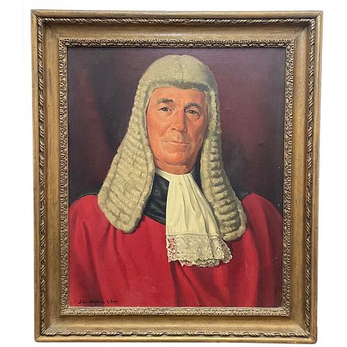 Portrait Of Judge Paul Storr Oil Painting For Sale At Auction On 15th