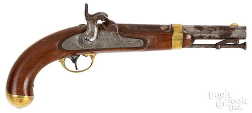 H. Aston US model 1842 percussion pistol