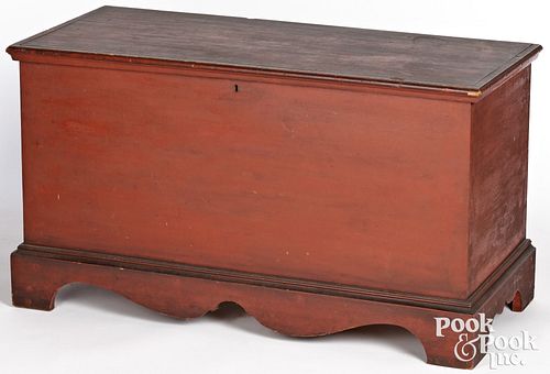 Pennsylvania painted poplar blanket chest, 19th c.