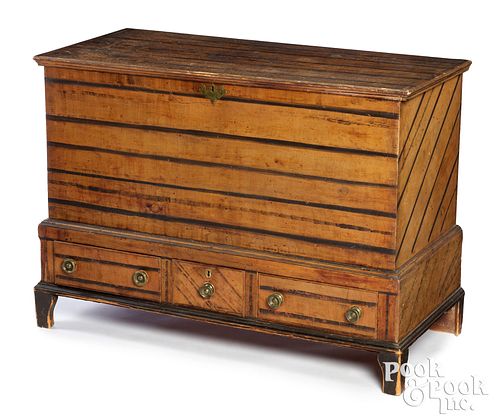 Pennsylvania painted blanket chest, early 19th c.