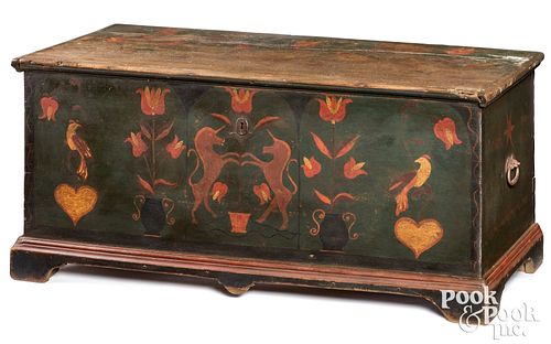 Berks County, Pennsylvania painted dower chest