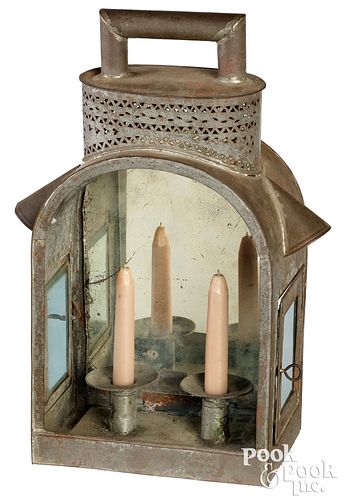Tin lantern, 19th c.