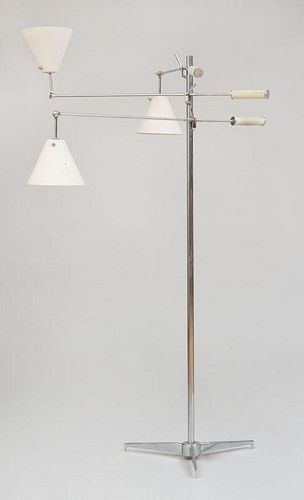 ANGELO LELI / ARREDOLUCE, THREE-ARM LAMP