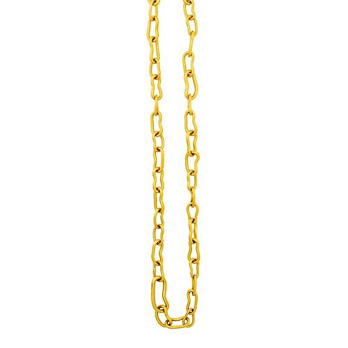 TIFFANY & CO. SUBSTANTIAL 23K GOLD NECK CHAIN