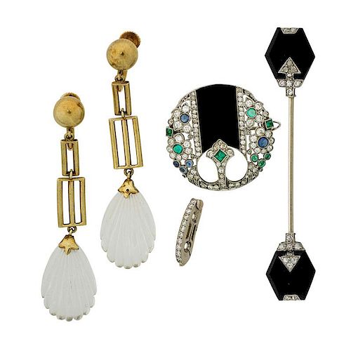 CARTIER & OTHER AMERICAN ART DECO JEWELRY