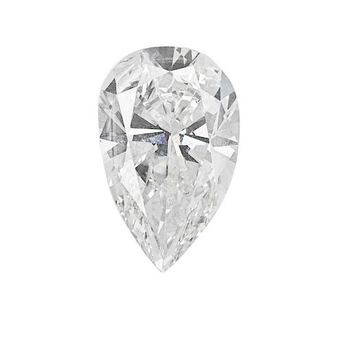 7.70 CTS UNMOUNTED PEAR SHAPED DIAMOND