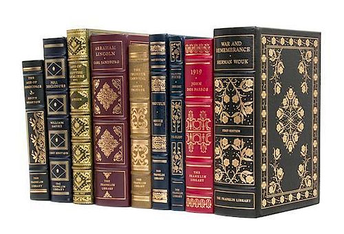 A Collection of Leather Bound Books
