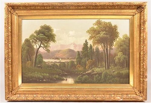 Unsigned 19th Century Landscape Painting.