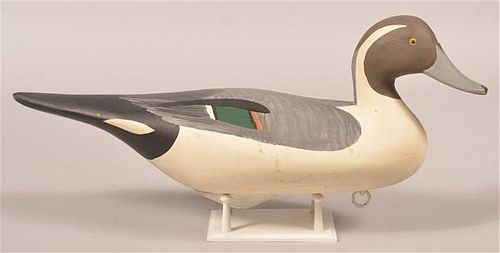 R. Madison Mitchell Pintail Drake Decoy Dated 1973.