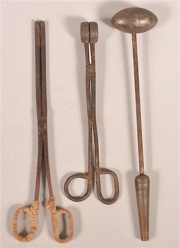 Three Antique Irons.