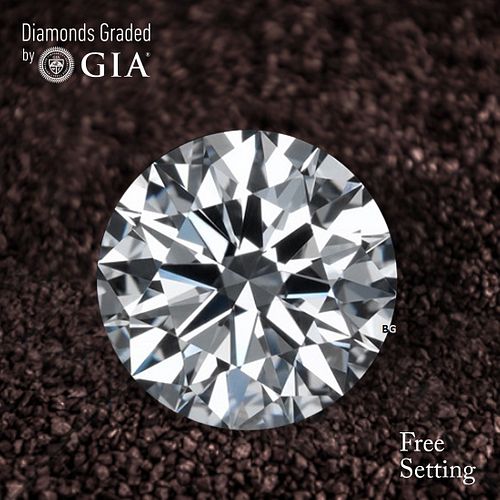 NO-RESERVE LOT: 1.50 ct, F/VVS2, Round cut GIA Graded Diamond. Appraised Value: $56,700 