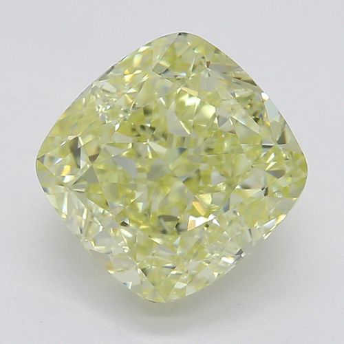 1.51 ct, Natural Fancy Yellow Even Color, VS2, Cushion cut Diamond (GIA Graded), Appraised Value: $25,100 