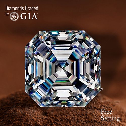 4.02 ct, E/VVS2, Square Emerald cut GIA Graded Diamond. Appraised Value: $412,000 