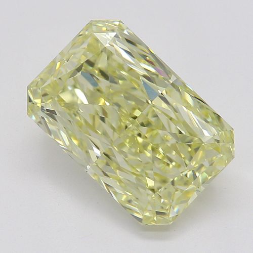 2.22 ct, Natural Fancy Light Yellow Even Color, VVS1, Radiant cut Diamond (GIA Graded), Appraised Value: $52,600 
