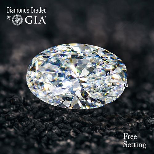 4.01 ct, F/VVS1, Oval cut GIA Graded Diamond. Appraised Value: $401,000 