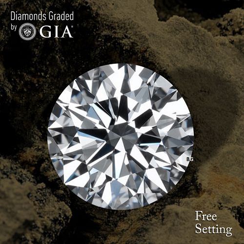 NO-RESERVE LOT: 1.50 ct, E/VS2, Round cut GIA Graded Diamond. Appraised Value: $49,300 