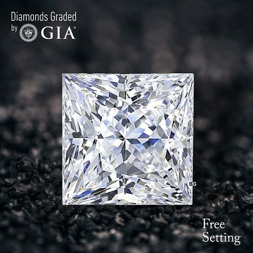 3.01 ct, G/VS2, Princess cut GIA Graded Diamond. Appraised Value: $138,800 