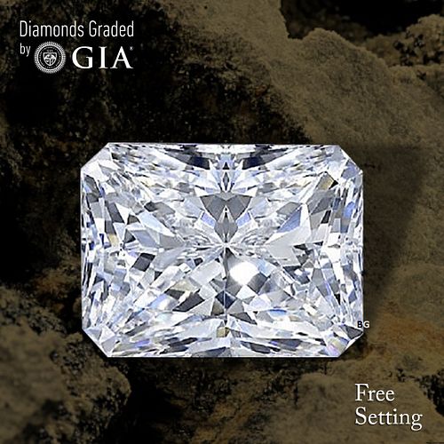 3.01 ct, D/FL, Type IIa Radiant cut GIA Graded Diamond. Appraised Value: $346,100 