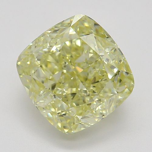 1.51 ct, Natural Fancy Yellow Even Color, VS1, Cushion cut Diamond (GIA Graded), Appraised Value: $26,800 