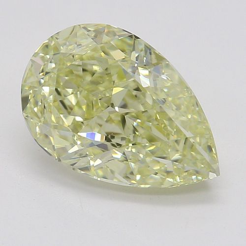 1.70 ct, Natural Fancy Light Yellow Even Color, VS1, Pear cut Diamond (GIA Graded), Appraised Value: $23,600 