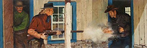 AMERICAN WESTERN PAINTING, GLEN GROHE