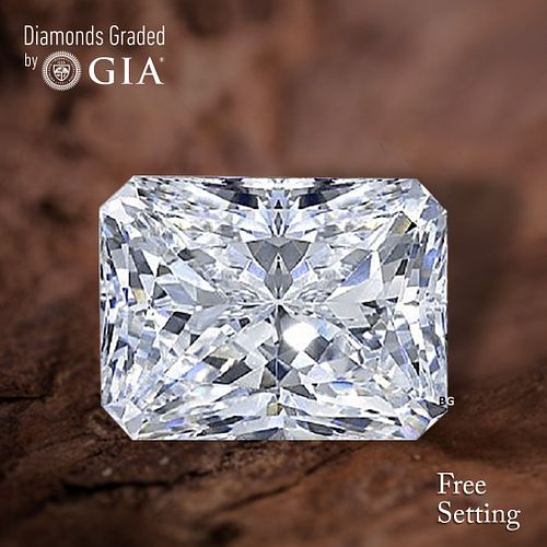 NO-RESERVE LOT: 1.51 ct, G/VS2, Radiant cut GIA Graded Diamond. Appraised Value: $35,400 