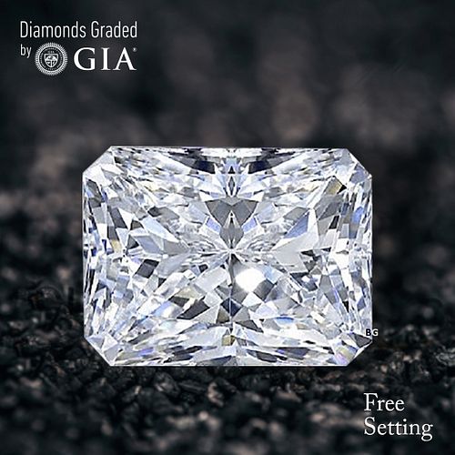 2.01 ct, D/VVS2, Radiant cut GIA Graded Diamond. Appraised Value: $94,900 
