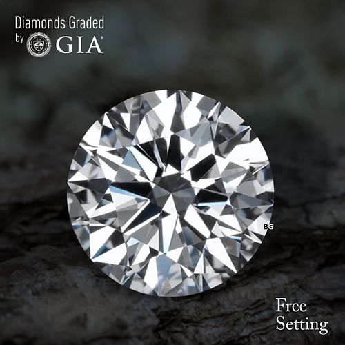 NO-RESERVE LOT: 1.63 ct, H/IF, Round cut GIA Graded Diamond. Appraised Value: $53,200 