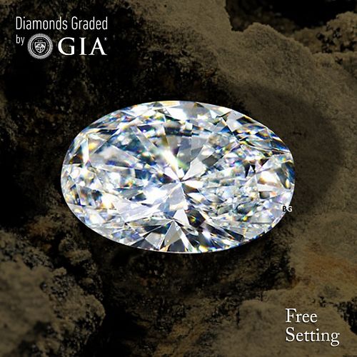 2.50 ct, E/VVS2, Oval cut GIA Graded Diamond. Appraised Value: $109,600 