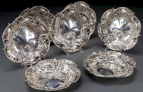 A SET OF SEVEN REED AND BARTON STERLING SILVER