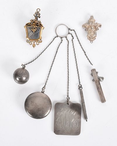 Sterling Silver Chatelain Objects