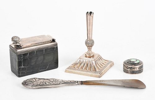 Four Small English Sterling Objects