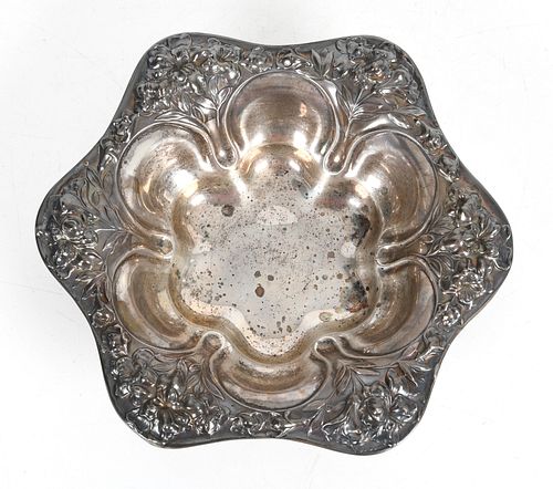 A Sterling Bowl By Meriden
