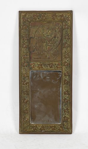 A Pressed Brass Mirror, Father Time
