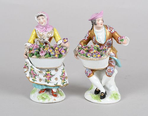 A Pair of Chelsea Style Figures