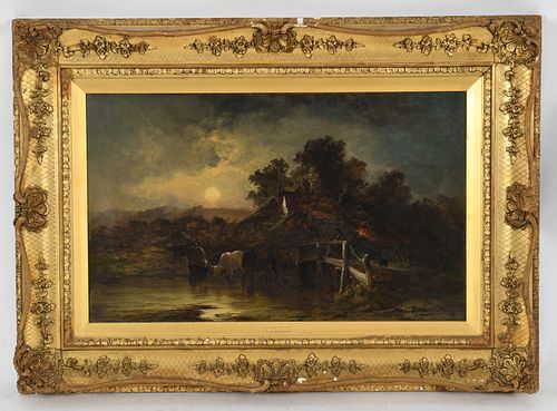 George A. Williams (1814 - 1901) Oil on Canvas