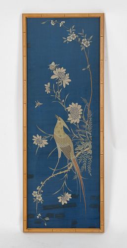 A Chinese Silk Panel
