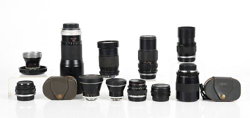 Estate Lot, Group of Camera Lenses