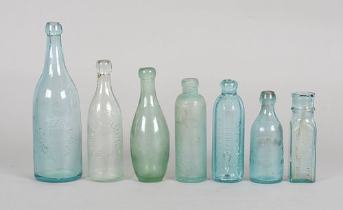A Group of Antique Bottles, Lambertville, NJ