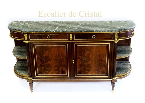 19th C. French Cabinet Signed by Escalier de Cristal