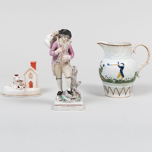 Group of Three Staffordshire Wares