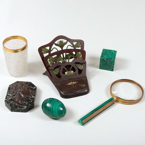 Group of Desk Accessories