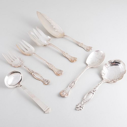 Gorham Silver Flatware Service and a Group of American Silver Serving Pieces