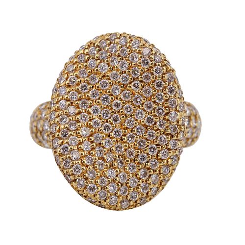 Design 18k Gold Ring with 1.30 cts in Diamonds