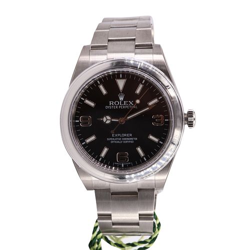 Rolex Explorer Black Dial 39mm Men's Watch 214270