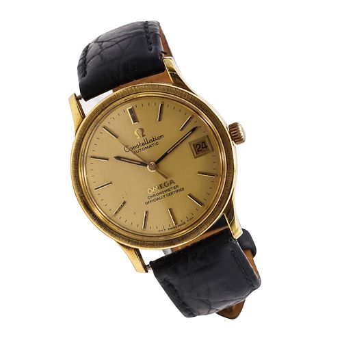 OMEGA Constellation 18k Gold Automatic Watch Ref 166052