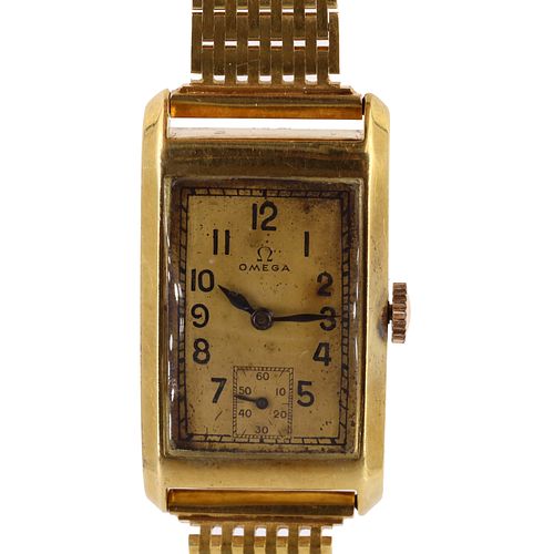 18k Gold vinatege Ladies Omega watch