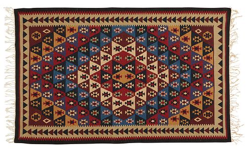 Persian Kashan Mena Carpet School Rug 5' x 3'